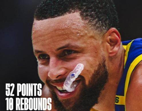 开云体育-‌37岁新巅峰！库里52分+12三分压乔詹再写不老神话